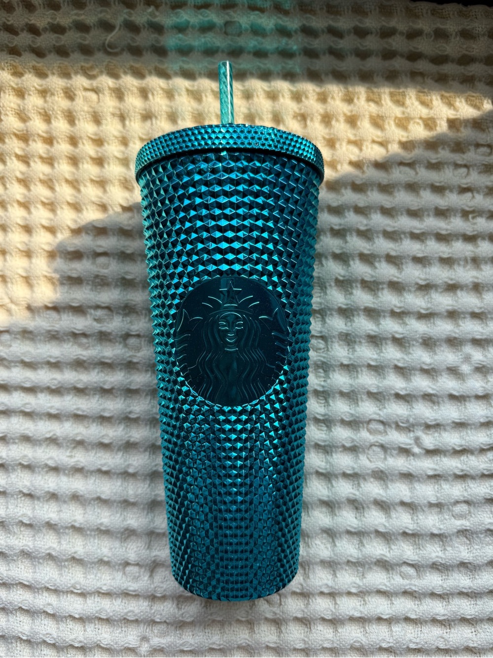 Starbucks Teal 24oz Studded Cold Cup Tumbler
